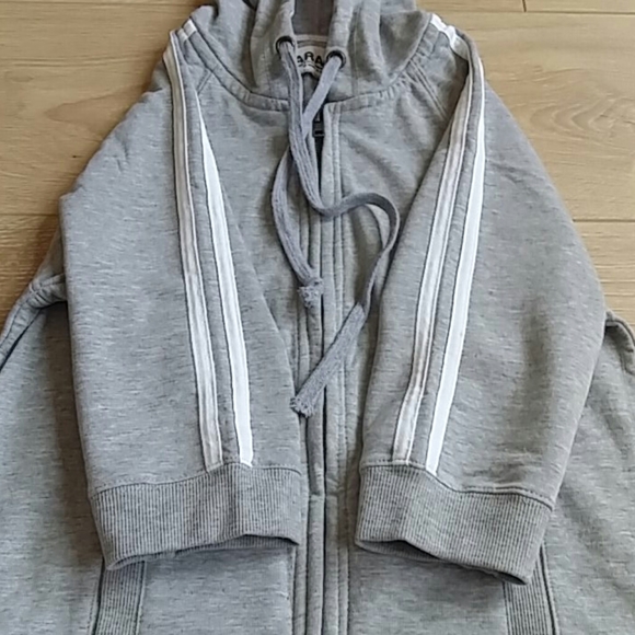 garage fleece short sleeve zip hoodie - Picture 4 of 10
